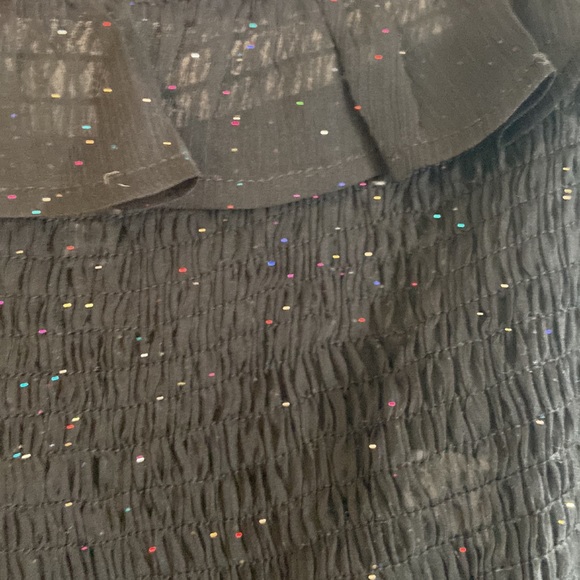 wild honey two piece sparkly colorful glitter black set - Picture 3 of 6